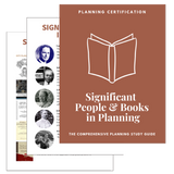Significant People and Books in Planning AICP Study Guide