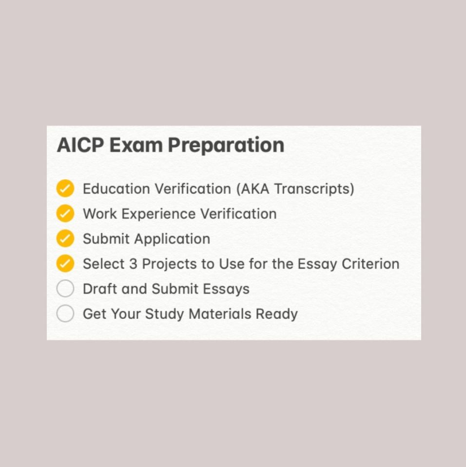 Spring 2021 AICP Exam