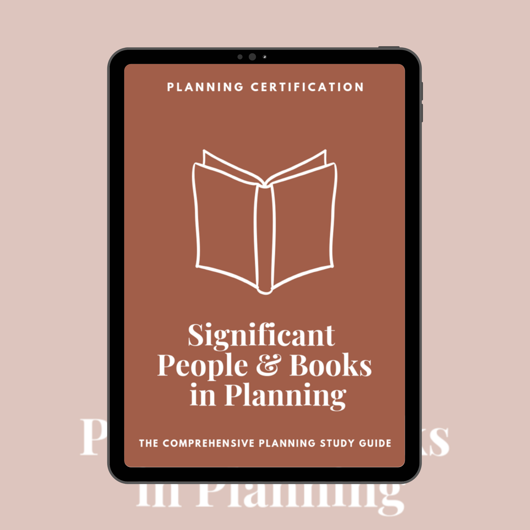 Significant People and Books in Planning Study Guide